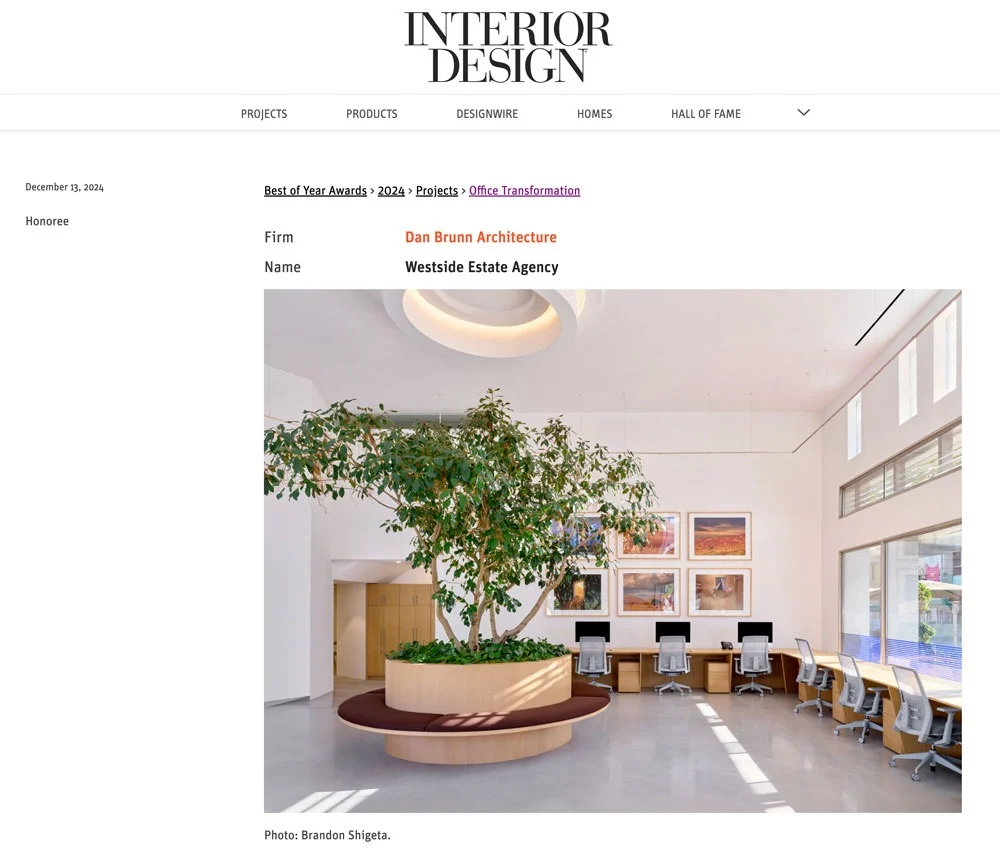 Interior Design: Best of Year Awards