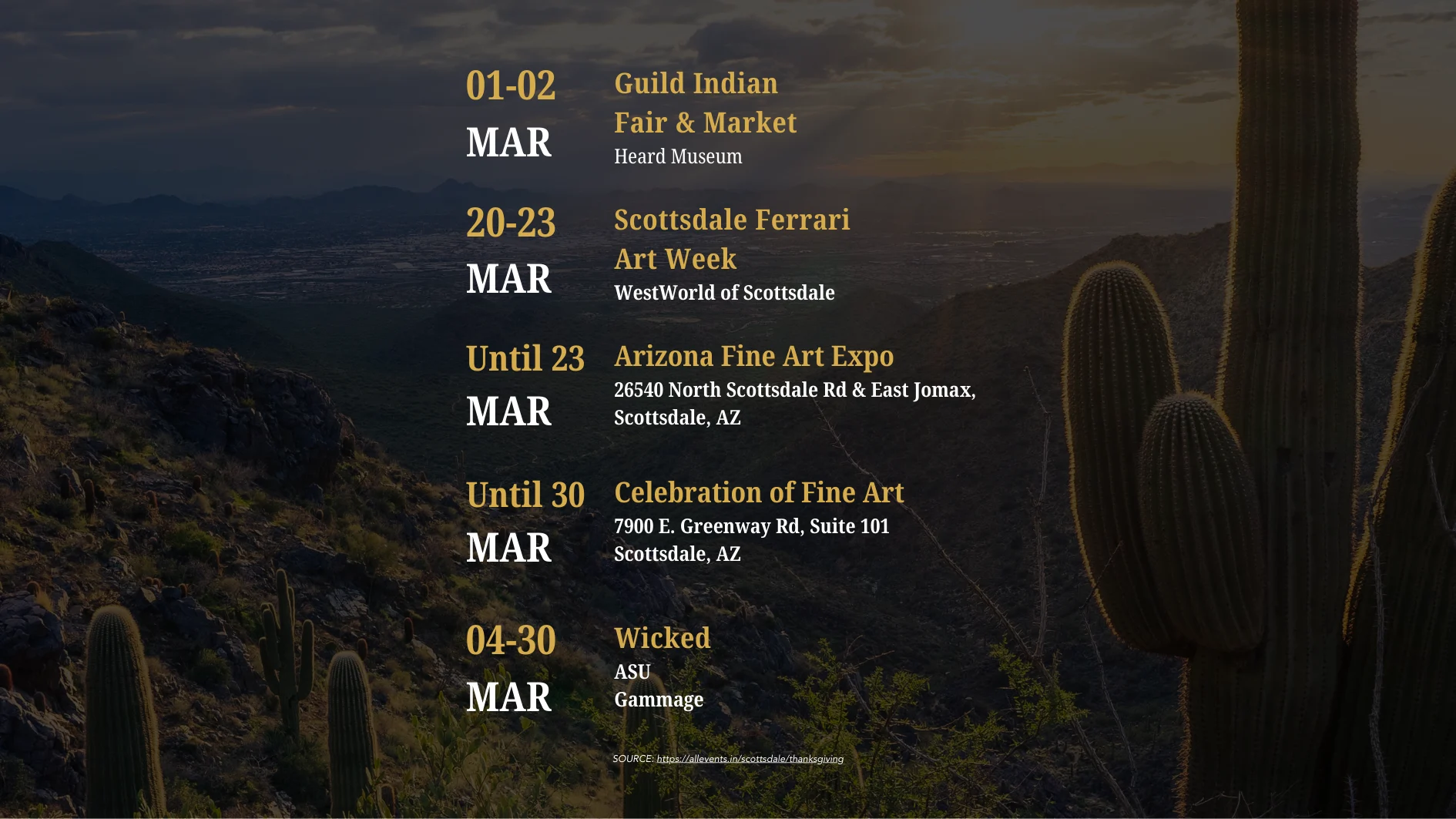 What's Happening in Scottsdale This March? Top Events Inside!
