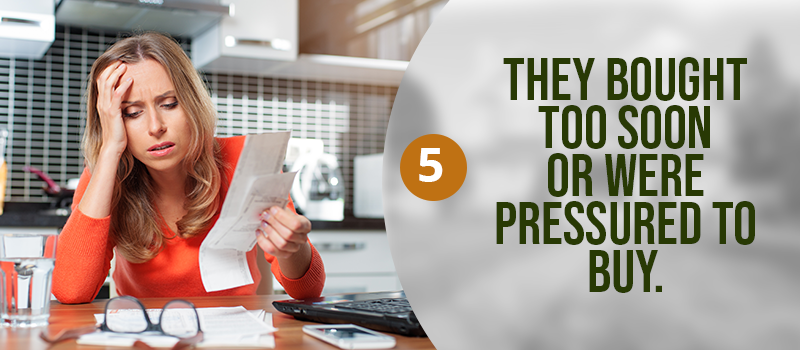 5 Common Reasons For Buyer's Remorse After Purchasing A Home