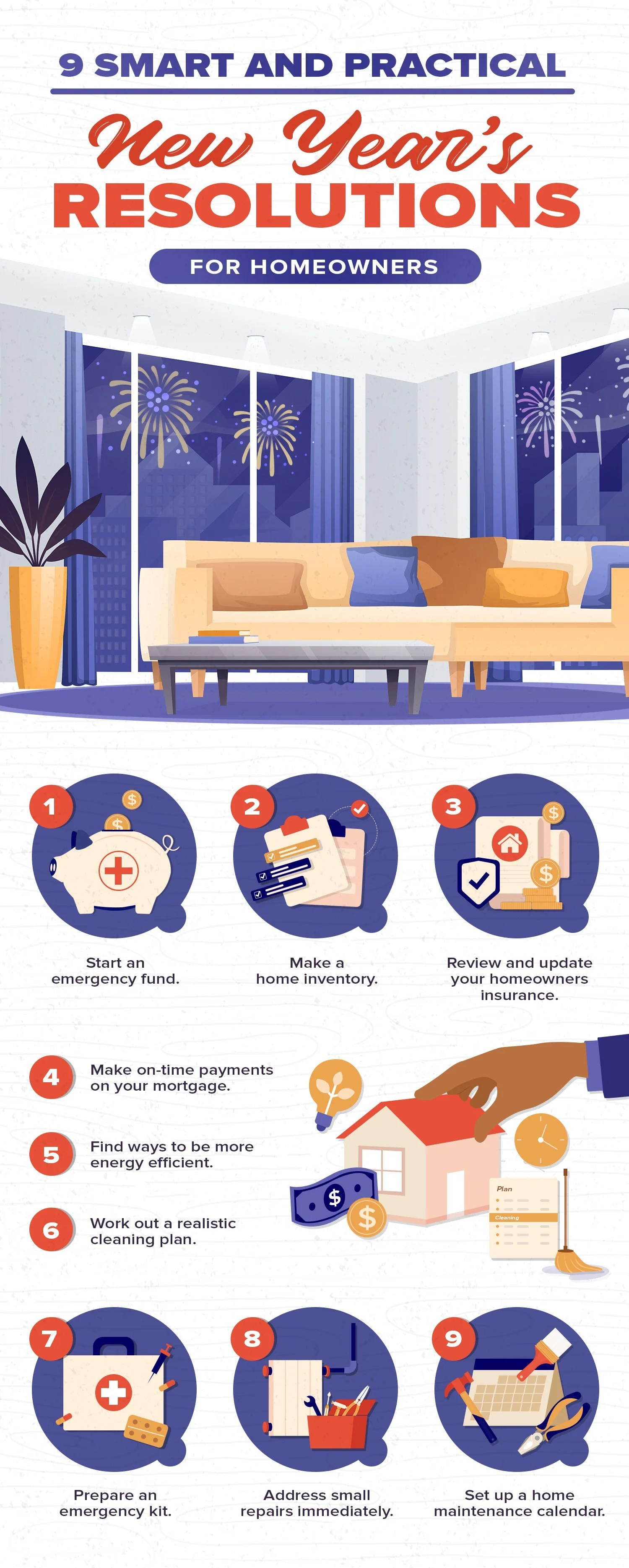 9 Smart and Practical New Year’s Resolutions for Homeowners