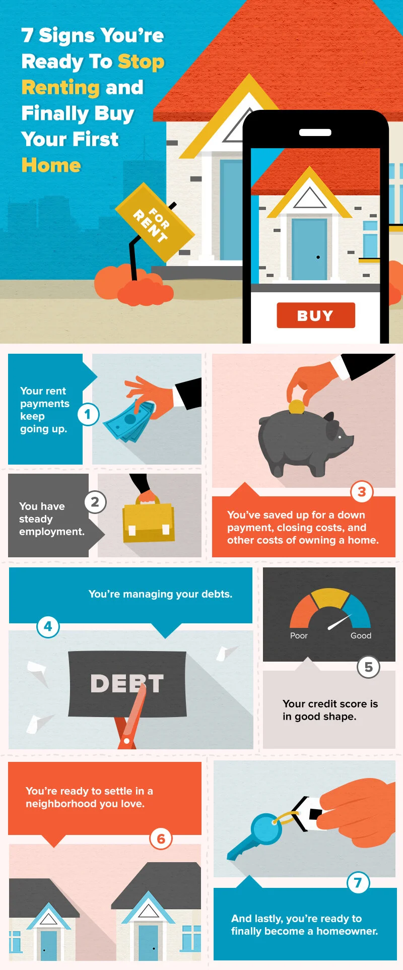 7 Signs You’re Ready To Stop Renting and Finally Buy Your First Home