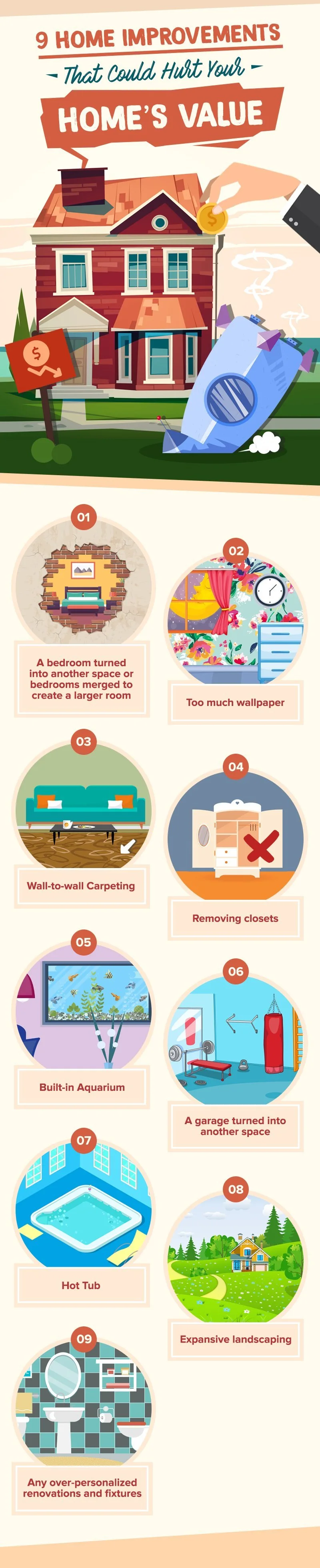 Sellers, Beware! These Home Improvements Could Hurt Your Home’s Value