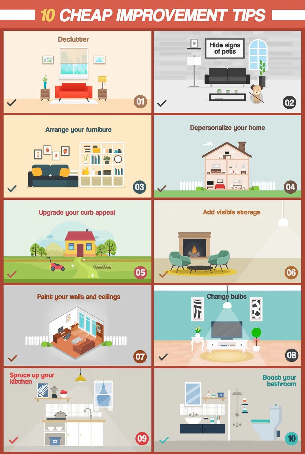 Sell Your House Fast: 10 Cheap Home Improvement Tips