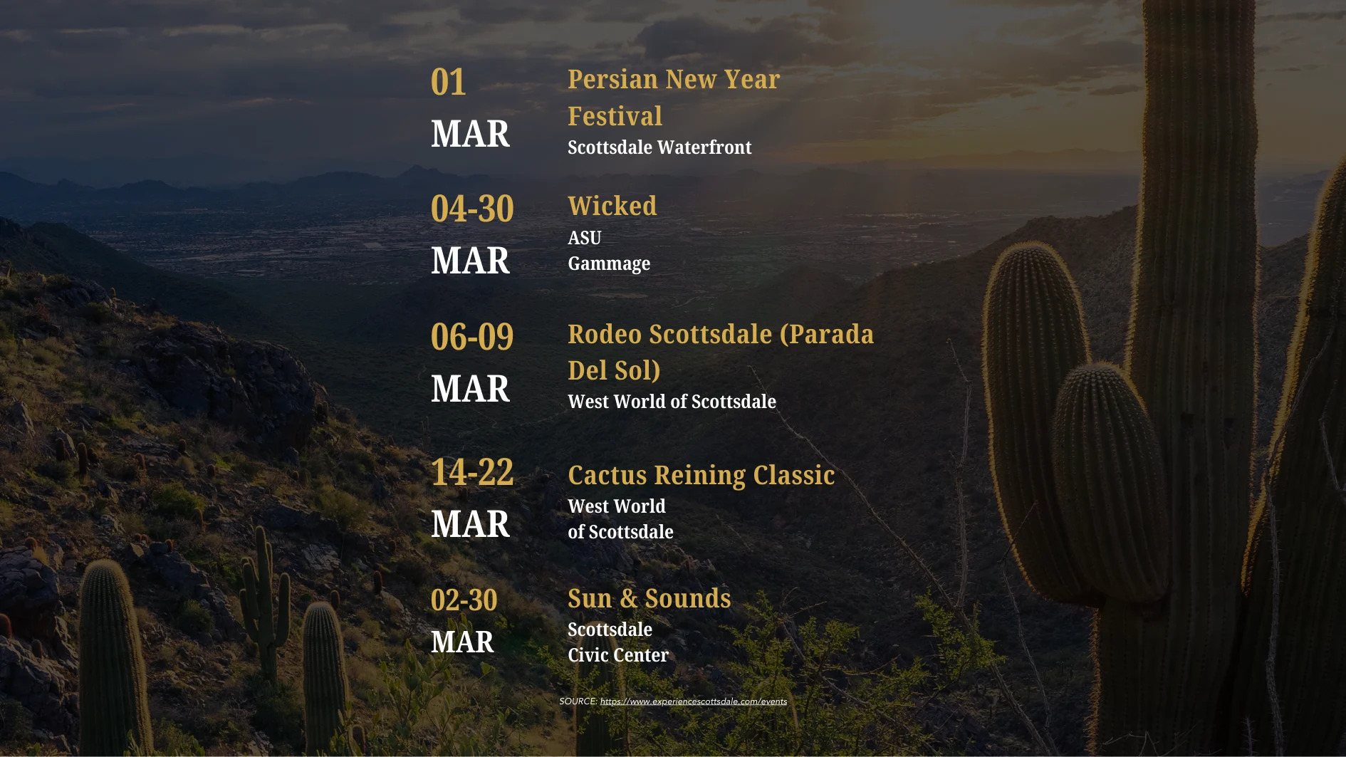 What's Happening in Scottsdale This March? Top Events Inside!