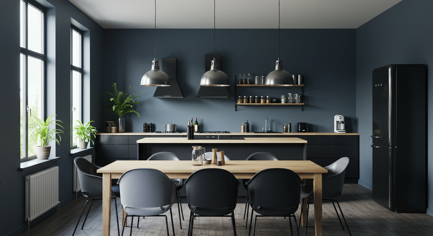 Kitchen with Floating Shelves in Melbourne Beach