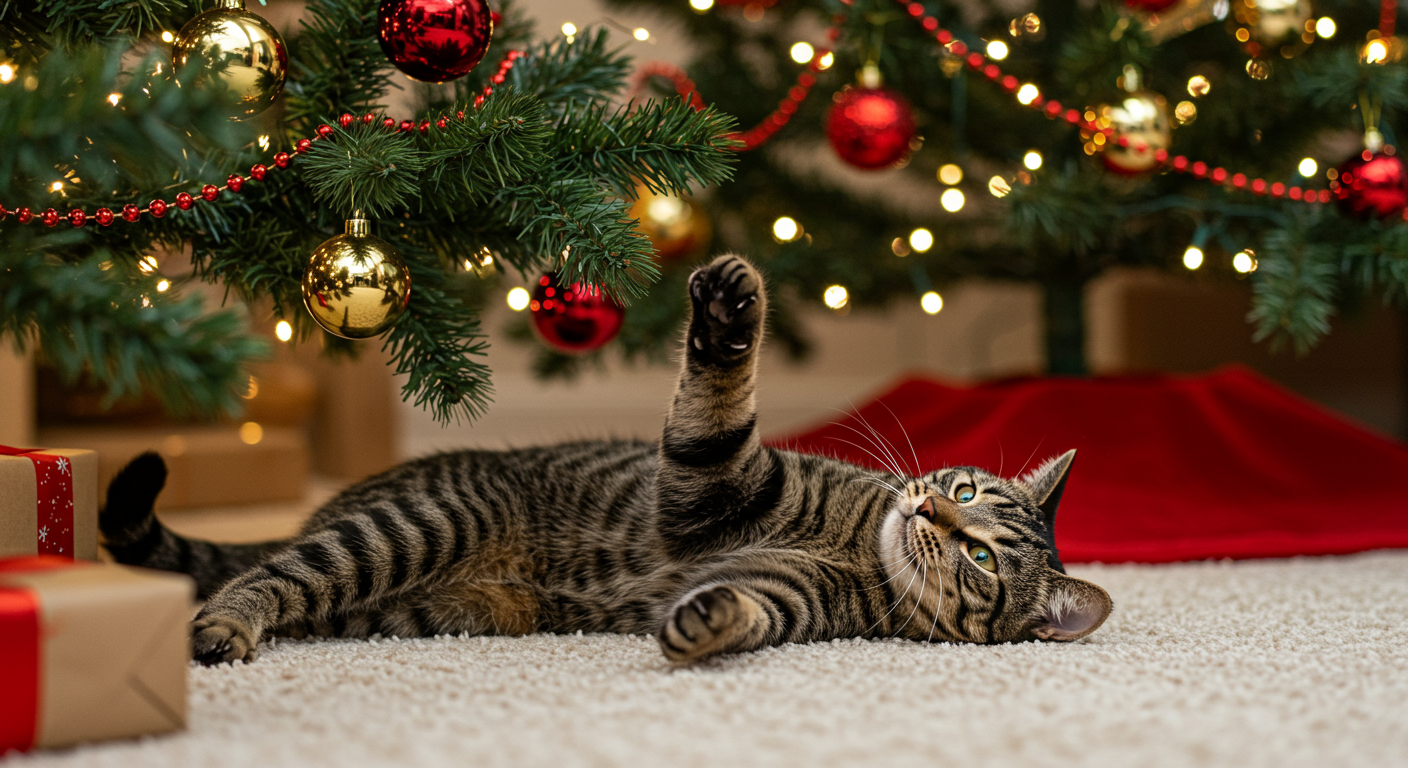 The Perfect Cat Christmas Tree | Keep Your Cat Safe